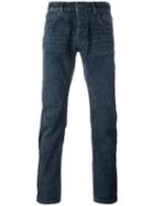 Rick Owens Drkshdw Slim-fit Trousers, Men's, Size: 29, Blue, Cotton/polyester