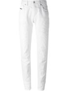 Diesel Black Gold Type-168 Distressed Jeans, Women's, Size: 25, White, Cotton