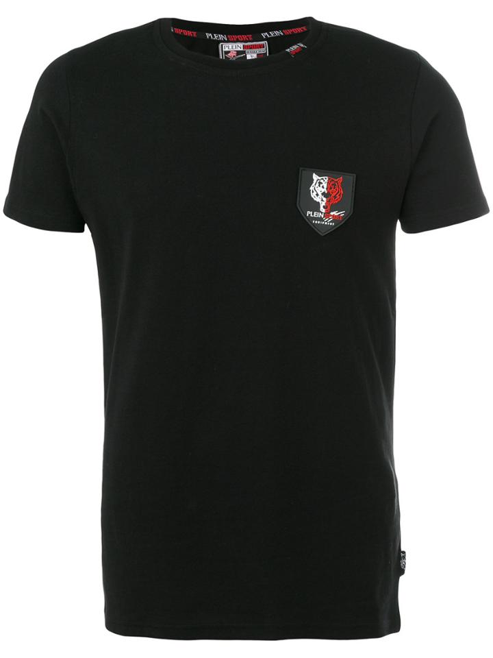 Plein Sport Tiger Emblem T-shirt - Black