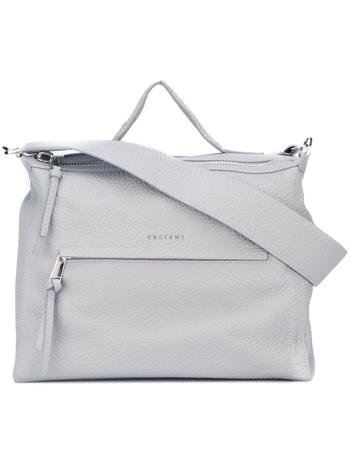 Orciani 'soft' Shoulder Bag, Women's, Grey, Leather