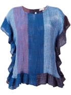Masscob - Colour Block Top - Women - Linen/flax/polyamide - Xs, Linen/flax/polyamide