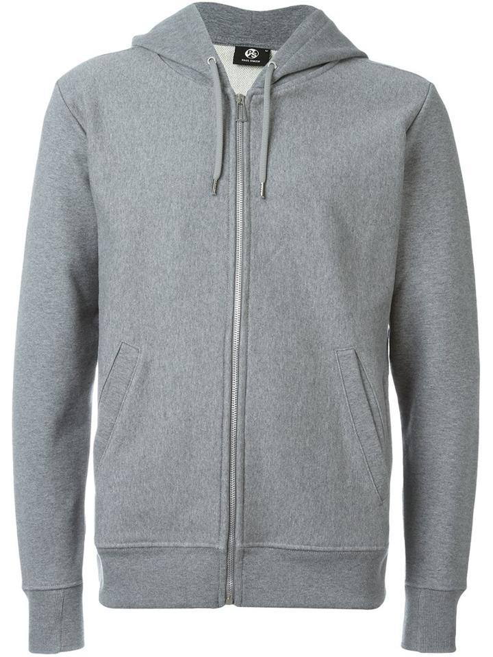Ps By Paul Smith Classic Zip Hoodie, Men's, Size: Medium, Grey, Cotton