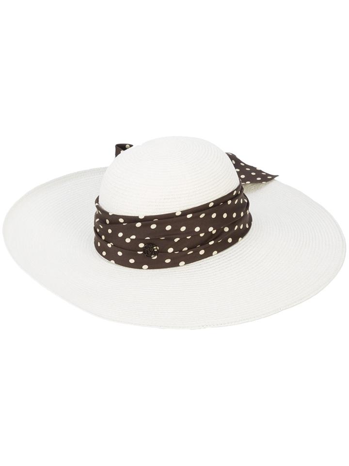 Maison Michel Blanche Hat - White