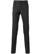 Incotex Slim-fit Tailored Trousers, Men's, Size: 48, Black, Linen/flax/spandex/elastane/wool