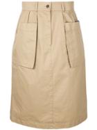 Margaret Howell Bellows Pocket Skirt - Nude & Neutrals