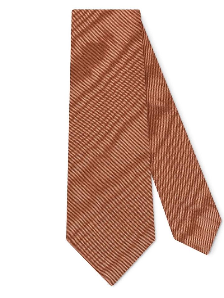 Gucci Moiré Silk Tie - Brown