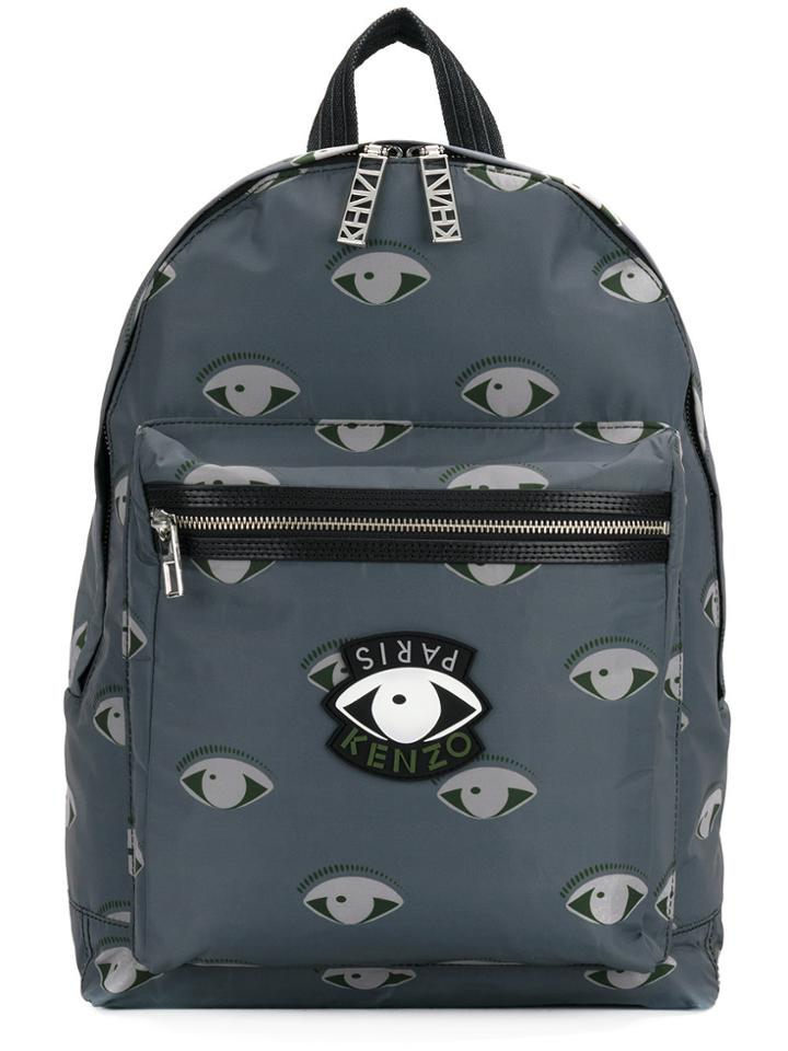 Kenzo Eyes Backpack - Grey