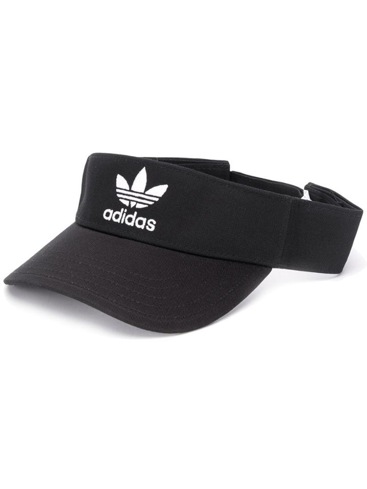 Adidas Logo Embroidered Visor - Black