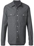 Rick Owens Chest Pocket Shirt - Grey