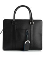 Bulgari Rectangular Tote, Women's, Black, Calf Leather