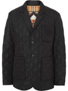 Burberry Quilted Thermoregulated Blazer - Black