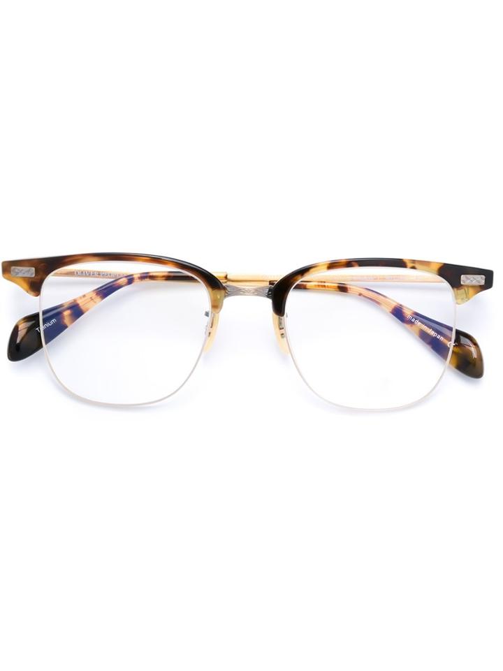 Oliver Peoples 'executive I' Glasses - Brown