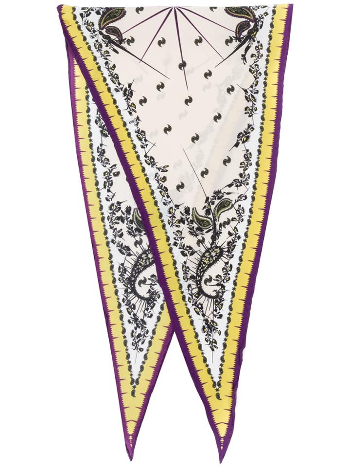 Haider Ackermann Floral Print Scarf - Nude & Neutrals