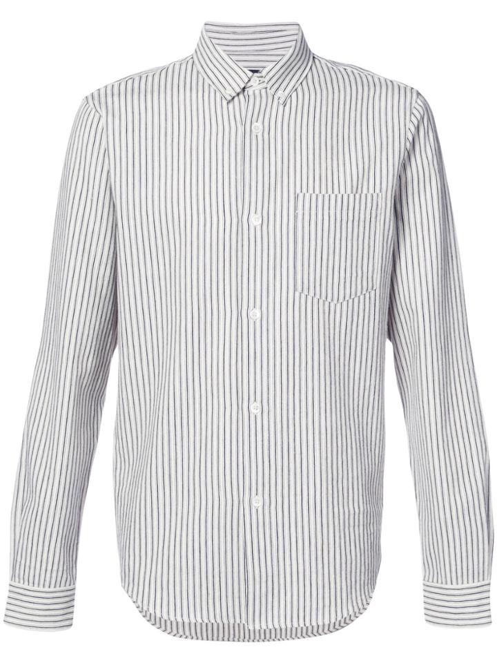 A.p.c. Striped Shirt - White