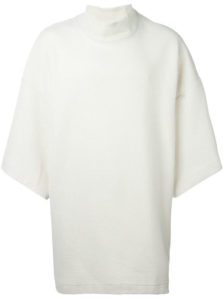 Études 'travel' Oversized T-shirt, Men's, Size: Large, White, Cotton/polyester