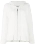 Paco Rabanne Quilted Zipped Jacket - White
