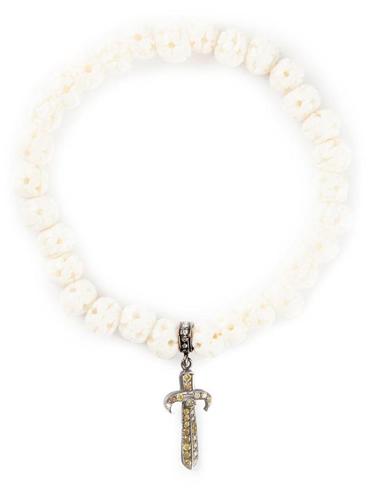 Loree Rodkin Gold And Diamond Pave Dagger Bracelet
