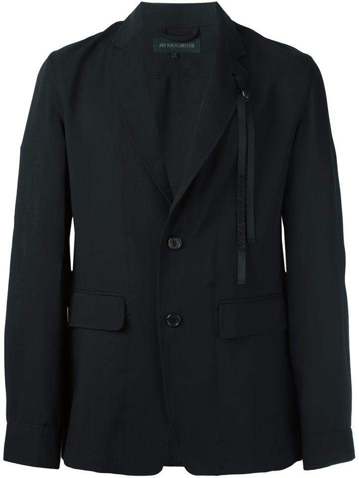 Ann Demeulemeester Straps Detail Blazer