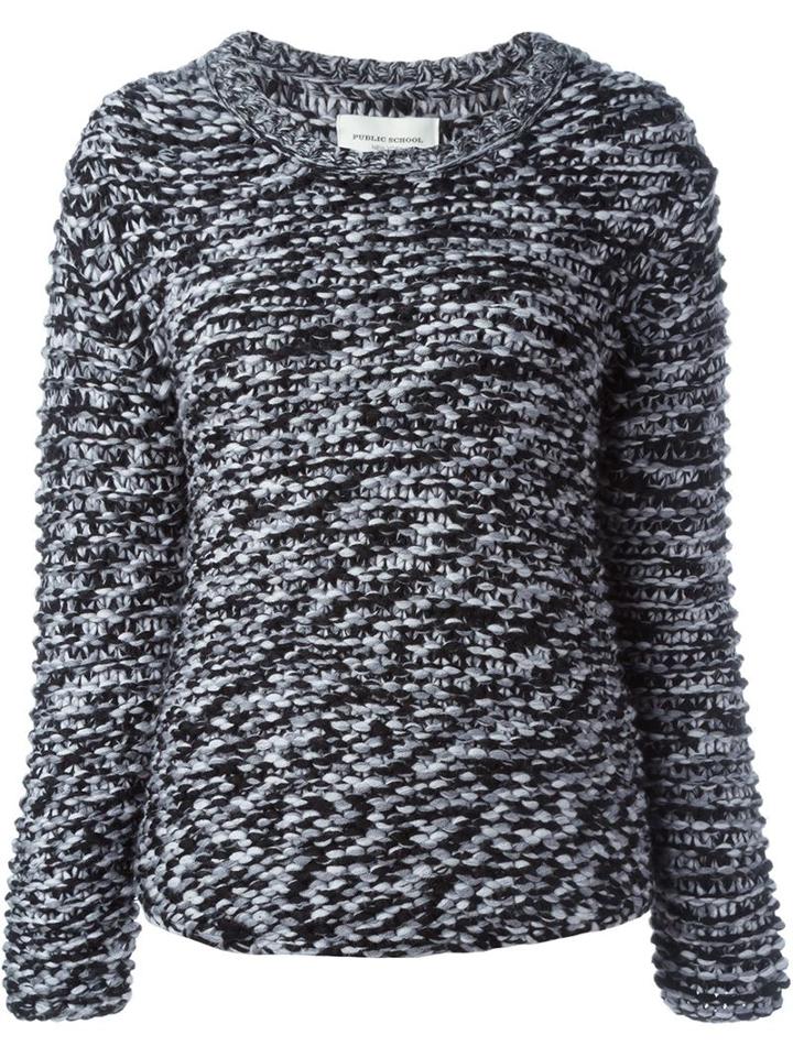 Public School Marled Chunky Knit Sweater