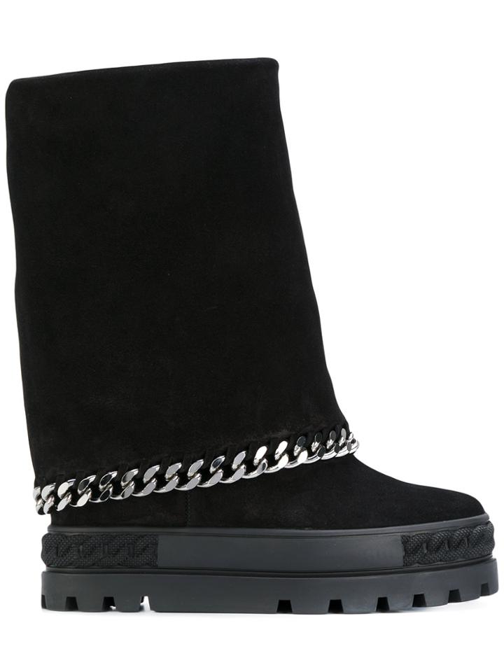 Casadei Double Sole Boots - Black