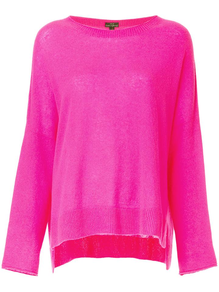 Marc Cain Loose Fir Sweater - Pink & Purple