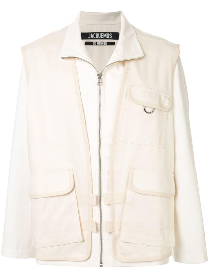 Jacquemus Le Blouson Jacket - White