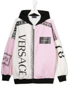 Young Versace Teen Logo Hoodie - Pink