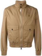 Ami Alexandre Mattiussi Ami De Coeur Zipped Jacket - Brown