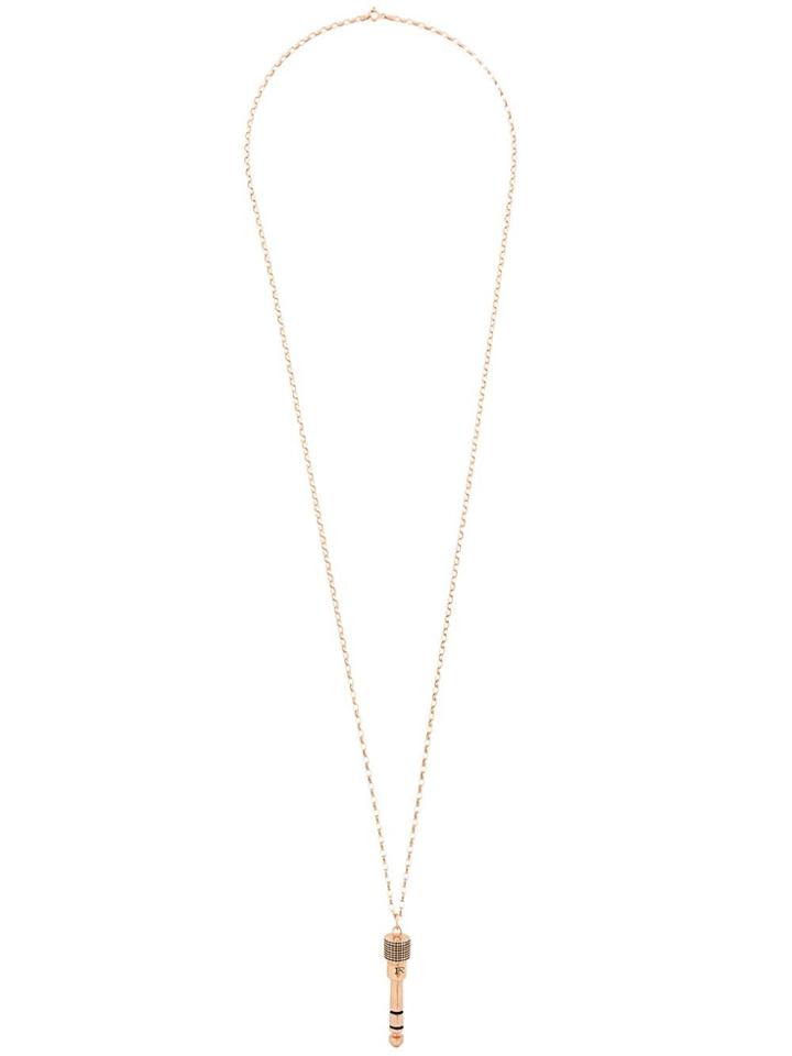 True Rocks 'jack Plug' Necklace - Metallic