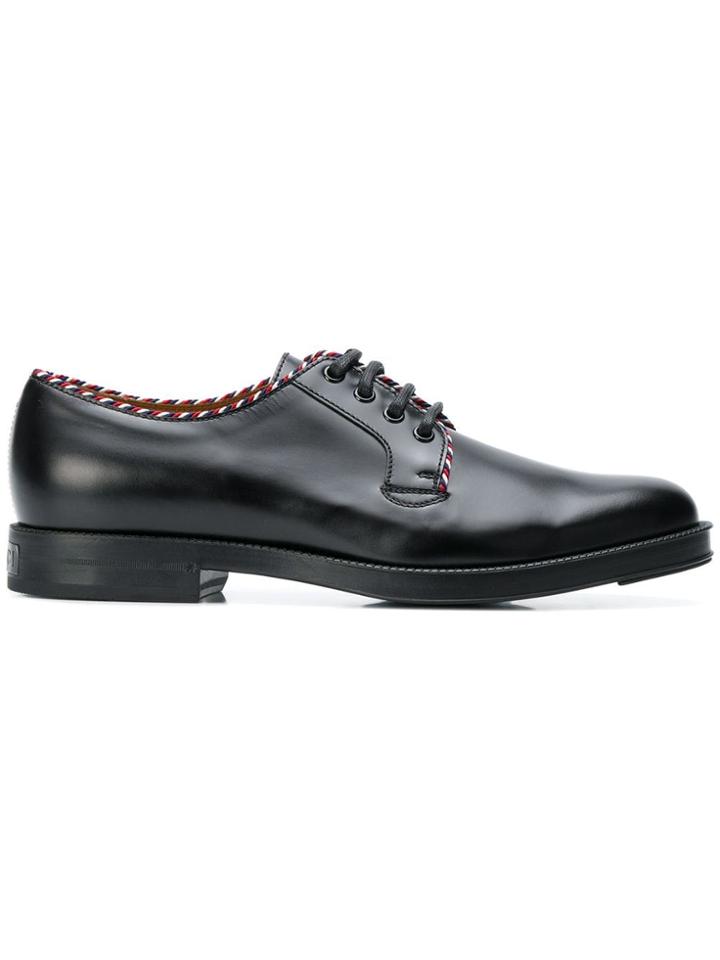 Gucci Lace Up Derby Shoes - Black