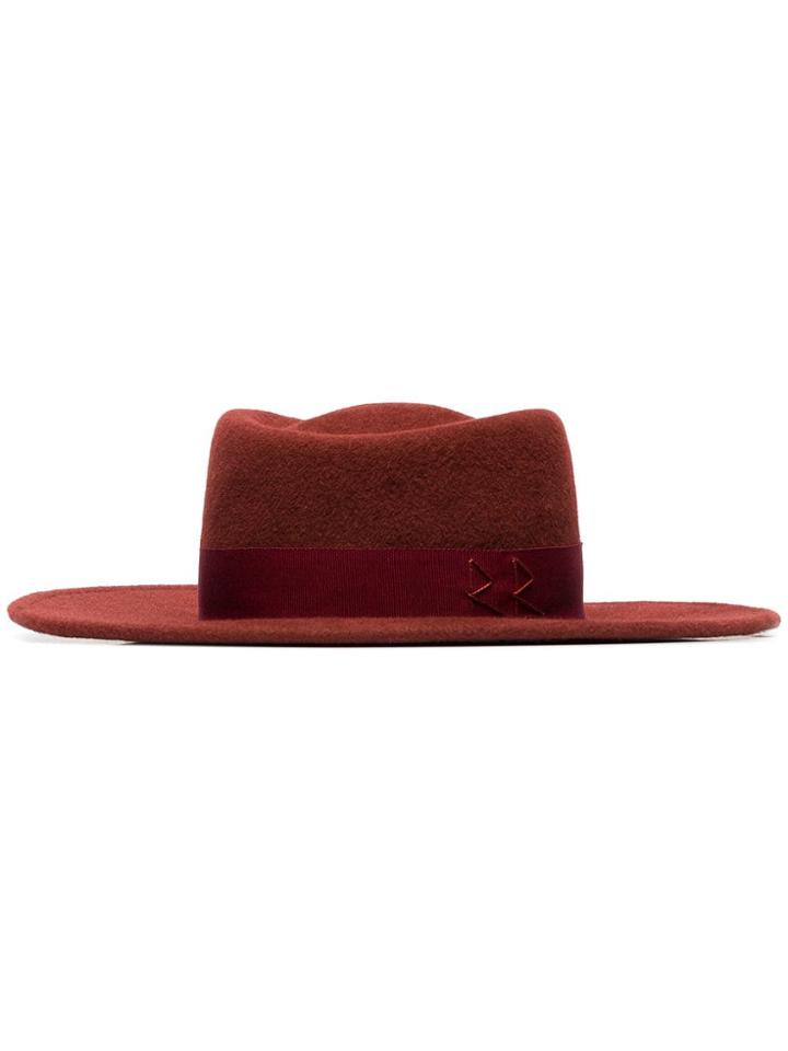 Ruslan Baginskiy Logo Fedora Hat - Red