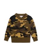 Burberry Kids Camouflage Jumper - Green