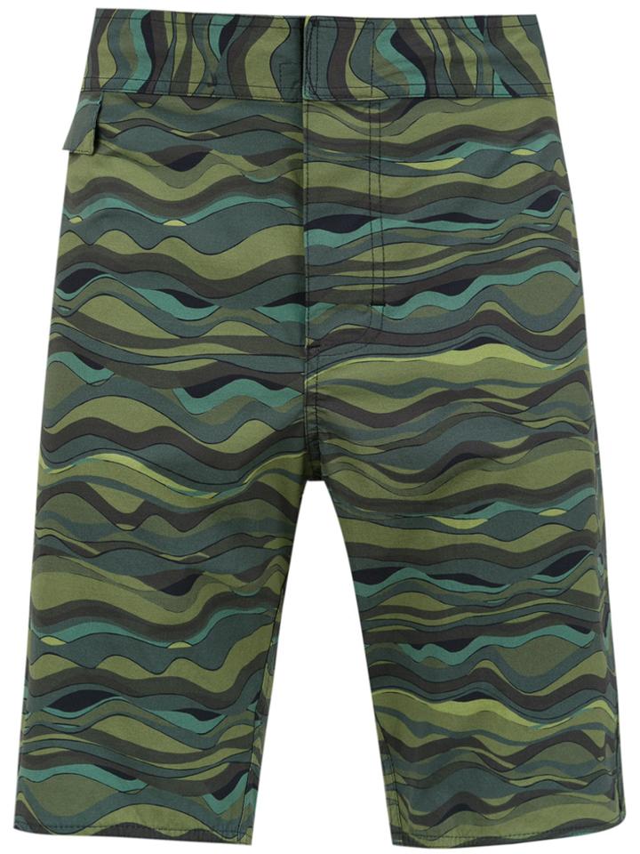 Amir Slama Camouflage Print Swim Shorts - Green