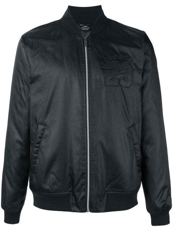 Nike Jordan Bomber Jacket, Men's, Size: Xl, Black, Polyester