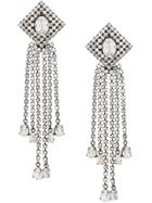 Christopher Kane Crystal Rain Earrings - Metallic