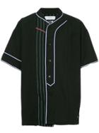 Facetasm Panelled Baseball Shirt - Black