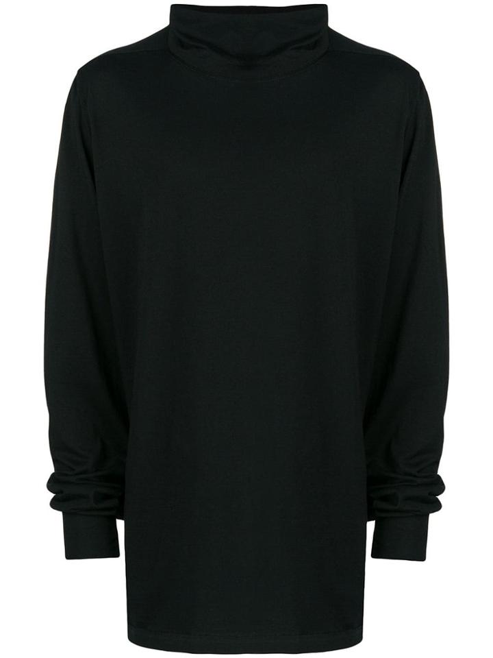 Rick Owens Drkshdw Fine Knit Turtleneck Sweater - Black