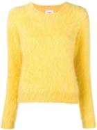 Bellerose Fuzzy Knit Sweater - Yellow & Orange