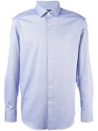 Boss Hugo Boss 'jenno' Shirt, Men's, Size: 43, Blue, Cotton/spandex/elastane