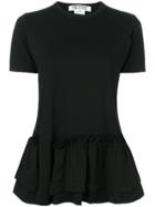 Comme Des Garçons Comme Des Garçons Asymmetric Ruffle Hem T-shirt -
