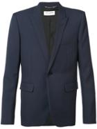 Saint Laurent - Single Button Blazer - Men - Wool - 52, Blue, Wool