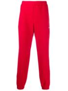 Msgm Elasticated Track Pants - Red