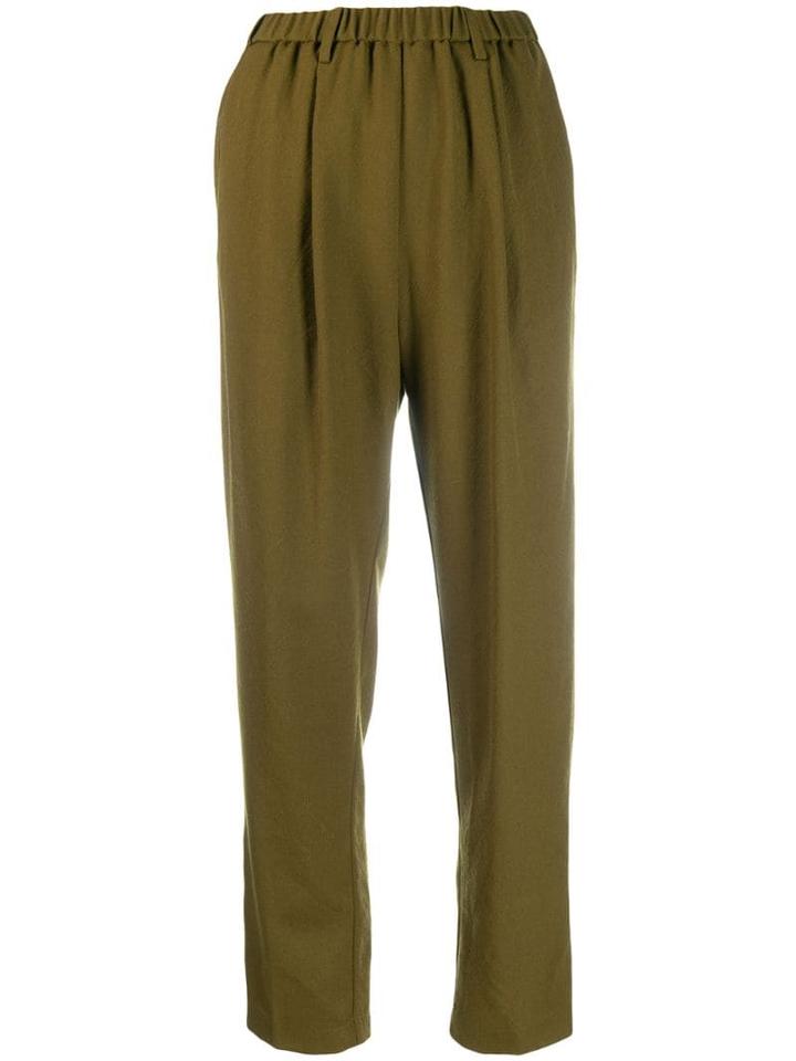 Forte Forte Straight-leg Trousers - Green