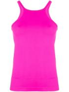 Helmut Lang Racer Back Tank Top - Pink & Purple