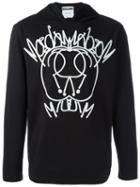 Moschino Graffiti Logo Hoodie, Men's, Size: 46, Black, Cotton
