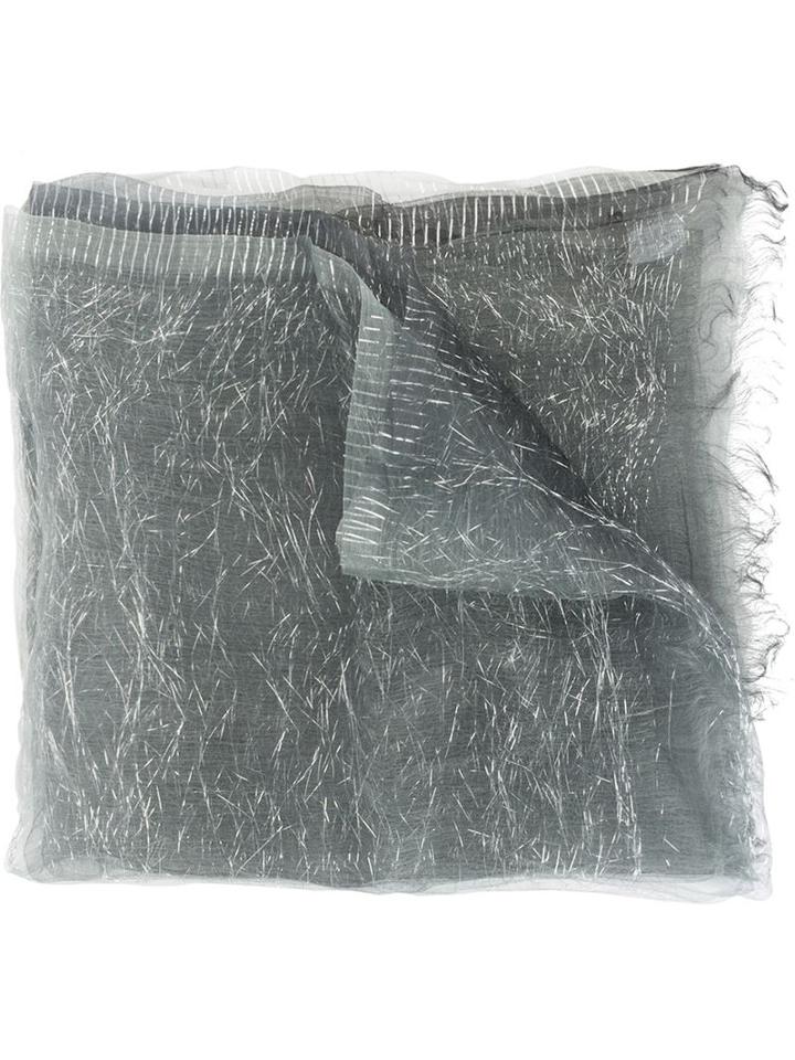 Faliero Sarti Dionix Scarf, Adult Unisex, Blue, Silk/polyamide