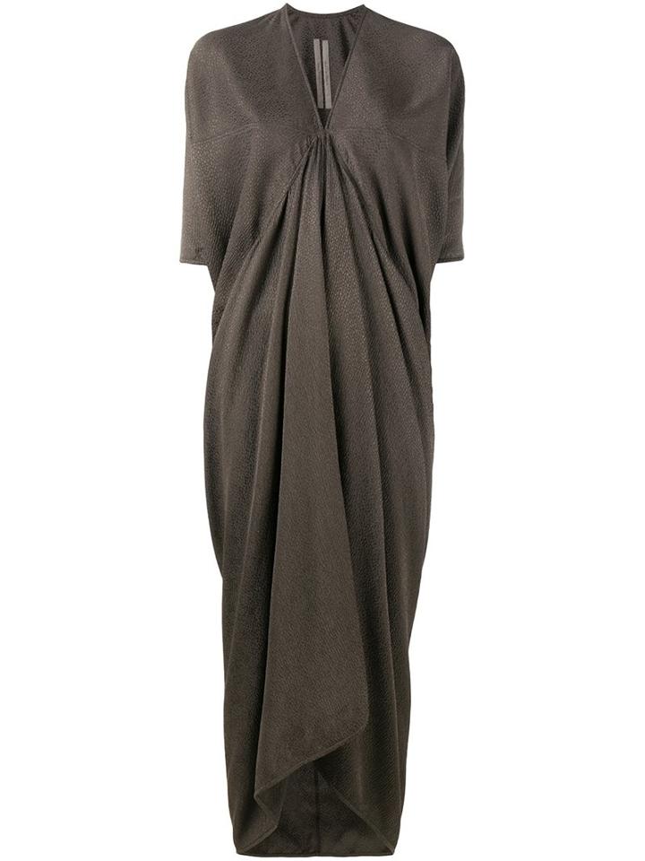 Rick Owens 'kite' Dress, Women's, Size: 44, Grey, Silk/viscose