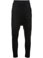 11 By Boris Bidjan Saberi Drop-crotch Trousers, Men's, Size: Medium, Black, Cotton