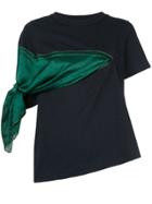 Sacai Side Tie T-shirt - Blue