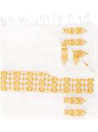 Forte Forte Embroidered Scarf, Women's, White, Ramie